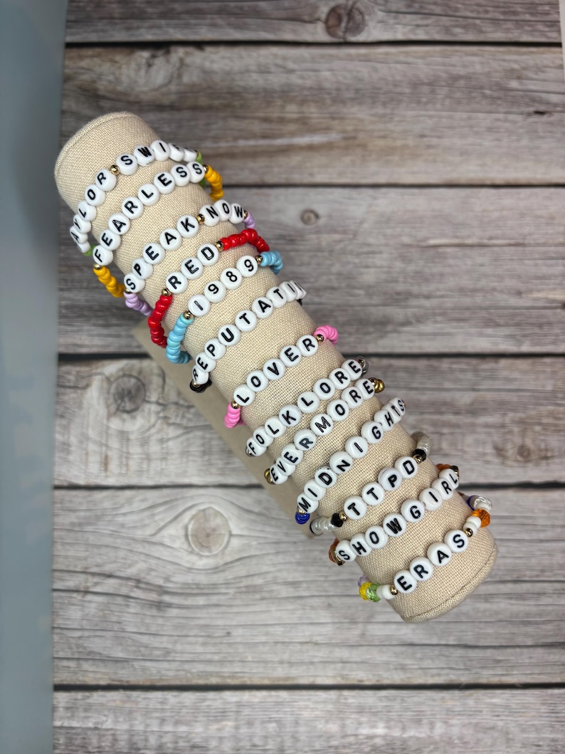 Taylor Swift Eras Friendship Bracelets - 13 pack with all albums and Eras bracelet image 2