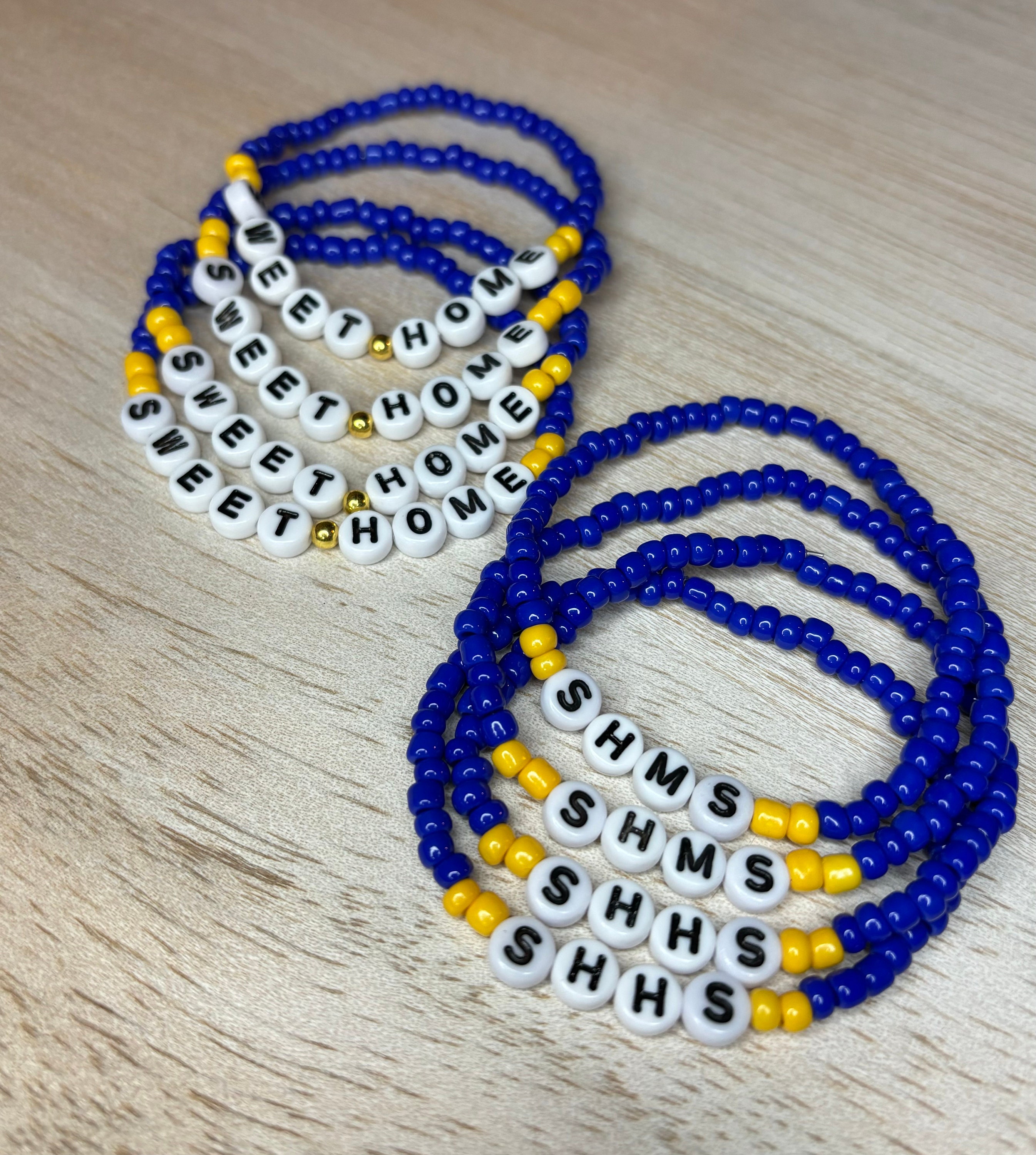 Custom School Spirit Viona Bracelets - Bulk