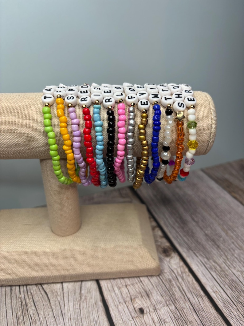Taylor Swift Eras Friendship Bracelets - 13 pack with all albums and Eras bracelet image 1