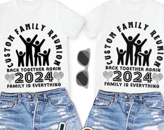 Family Reunion T-Shirt, Reunion Summer Vacation Trip, Custom Family Reunion 2024 Shirt, Family Name Tee, Reunion Family Tee, Gift for Family