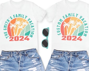 Family Vacation Trip 2024 T-Shirt, Vacation Shirt, Matching Family Vacay Beach Tee, Custom vacation Trip Tee, Making Memories, Vacation Gift