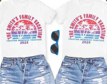 Family Vacation Trip 2024 T-Shirt, Vacation Shirt, Matching Family Vacay Beach Tee, Custom vacation Trip Tee, Making Memories, Vacation Gift