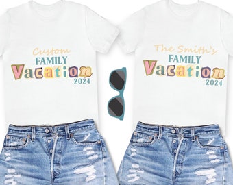 Family Vacation Trip 2024 T-Shirt, Cute Vacation Shirt, Matching Family Vacay Tee, Custom vacation Trip Tee, Making Memories, Vacation Gift