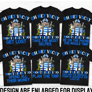Family Vacation T-Shirt, Greece Vacation Trip 2024, Greece Cruise Tee, Matching Vacation Shirt, Vacay Crew Tee, Friend Trip Tee,Vacation Gif