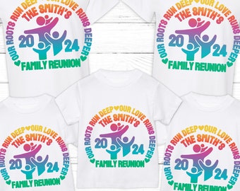 Family Reunion T-Shirt, Reunion Summer Vacation Trip, Custom Family Reunion 2024 Shirt, Family Name Tee, Reunion Family Tee, Gift for Family