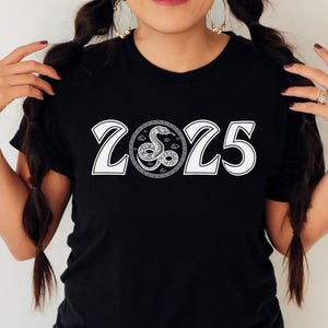 2025 Chinese New Year Snake T-Shirt,Year of the Snake 2025 Shirt,Lunar New Year Clothing,Chinese New Year Tee 2025,Dragon New Year Sweatshir