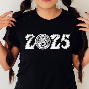 2025 Chinese New Year Snake T-Shirt,Year of the Snake 2025 Shirt,Lunar New Year Clothing,Chinese New Year Tee 2025,Dragon New Year Sweatshir