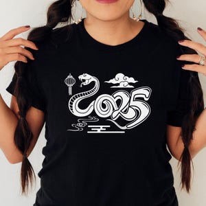 2025 Chinese New Year Snake T-Shirt,Year of the Snake 2025 Shirt,Lunar New Year Clothing,Chinese New Year Tee 2025,Dragon New Year Sweatshir