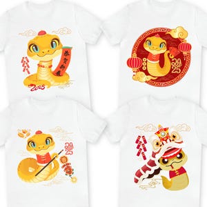 2025 Chinese New Year Snake T-Shirt,Year of the Snake 2025 Shirt,New Year Toddler-Youth,Chinese New Year Tee 2025,Dragon New Year Sweatshir