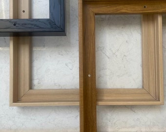 Dark Wood Floater Frame: Canvas Art, Wall Decor