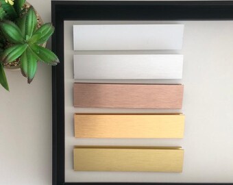 DIY Aluminum Metal Floater Frame: Canvas Painting, Black, Gold, Silver