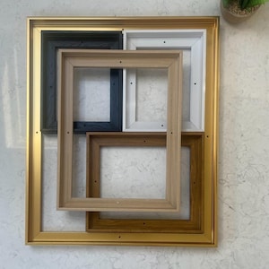 Silver Floater Frame for 3/4 Canvas  Canvas Floater Frames – Sunbelt Mfg.  Co.