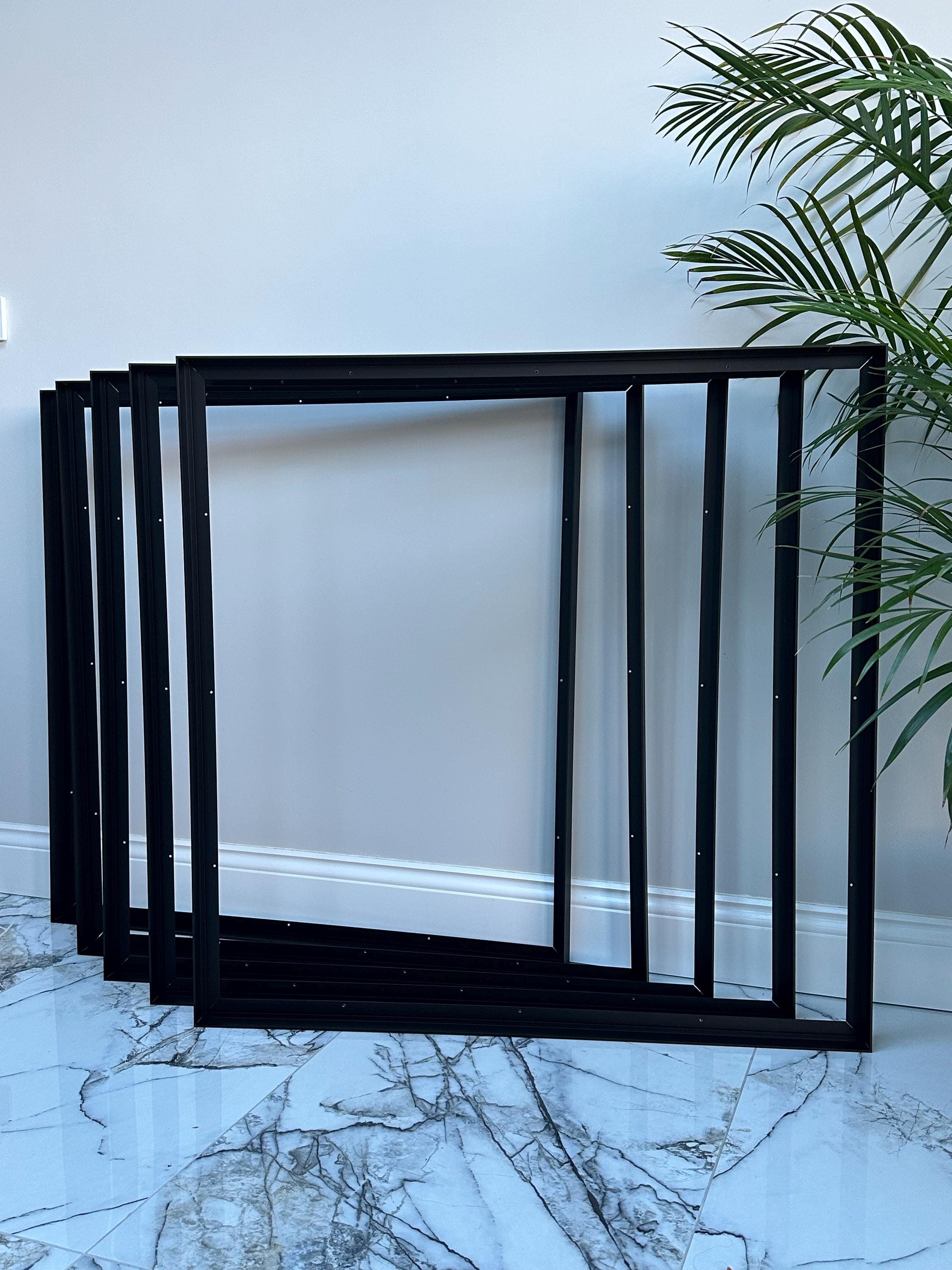 Metal Floater Inset Frame Custom Metal Floater Frame: 1 to 1.5 Inch DIY Canvas Painting Frame ...