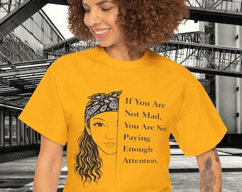 Camiseta con mensaje / Camiseta gráfica de protesta, prenda con mensaje llamativo