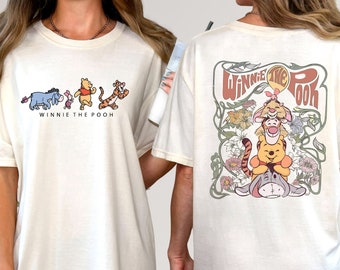 Retro Winnie The Pooh Comfort Colors® Shirt, Pooh And Friends Tshirt, Disney Pooh Shirt, Pooh T-Shirt, Pooh Bear And Co Tee, Winnie The Pooh