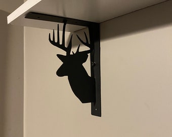 Deer Shelf Brackets Storage Shelf, Organizer, Hunting, Wall Art, Home Decor