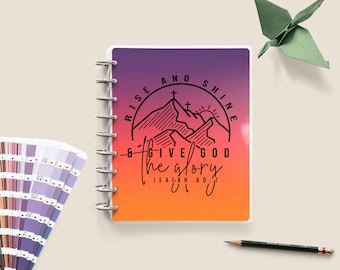 Religious Planner Cover: Give God the Glory, Disc Bound