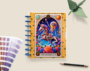 Tarot Planner Cover: The Audacity, Funny Disc Bound Cover