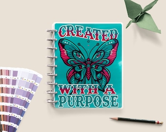 Christian Planner Cover: "Created with a Purpose", Disc Bound, Customizable