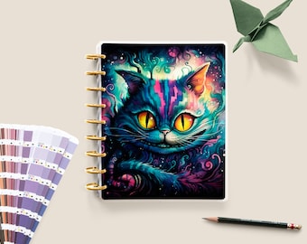 Cheshire Cat planneromslag, Alice in Wonderland schijfgebonden omslag