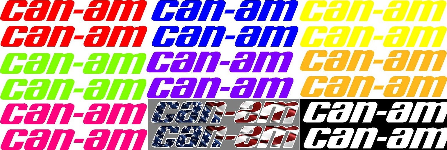 Laminated Canam Ryker Pair Of Canam Ryker Intake Decals (Size 7" X 1")
