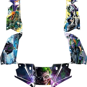 Laminated Honda Pioneer 1000-5 Limited The Joker/Batman Wrap Read Description