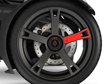 Laminated Canam Ryker Spokes Decal Kit ******ALL 15 SPOKES*********