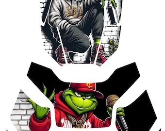 Laminated Canam Ryker Grinch Thug Life Frunk and Hood Combo