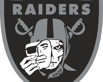 Laminated Las Vegas Raiders 001 - 20 x 17.5 Inch Decal NFL Football