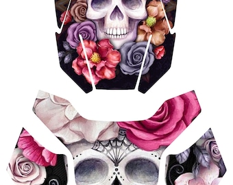 Laminated Ryker Sugar Skull 006 Hood Deck and Frunk Combo
