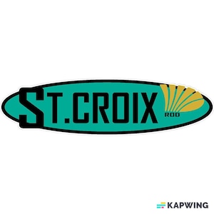 St. Croix Fishing Professional Boat Carpet Graphics Marine Decals