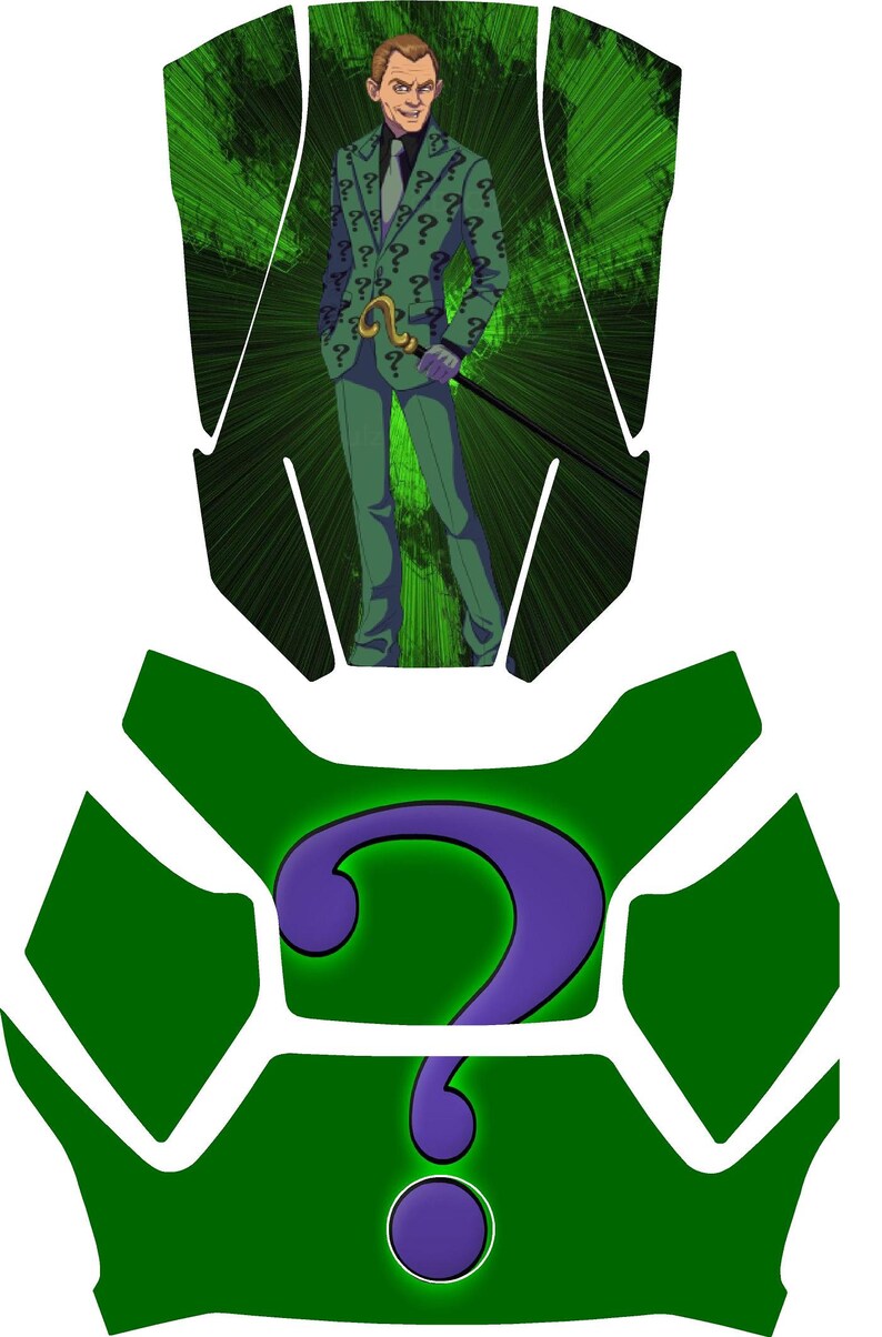 Riddler Chest Laminated Canam Ryker the Riddler 006 Frunk With Logo Hood Deck - Etsy