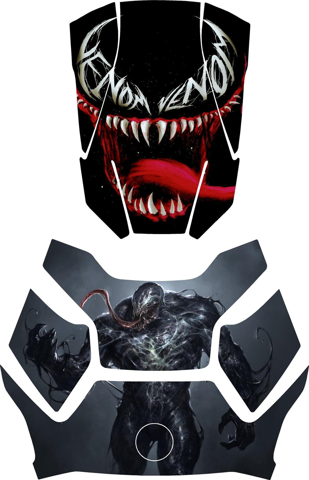 Laminated Ryker Miles Morales Spiderman 002 Front Nose Hood Deck and Laminated Ryker Miles Morales Spiderman 002 Front Nose Hood Deck and