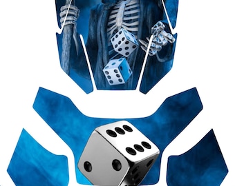 Laminated Canam Ryker Grim Reaper with Dice Frunk with Logo Hood Deck