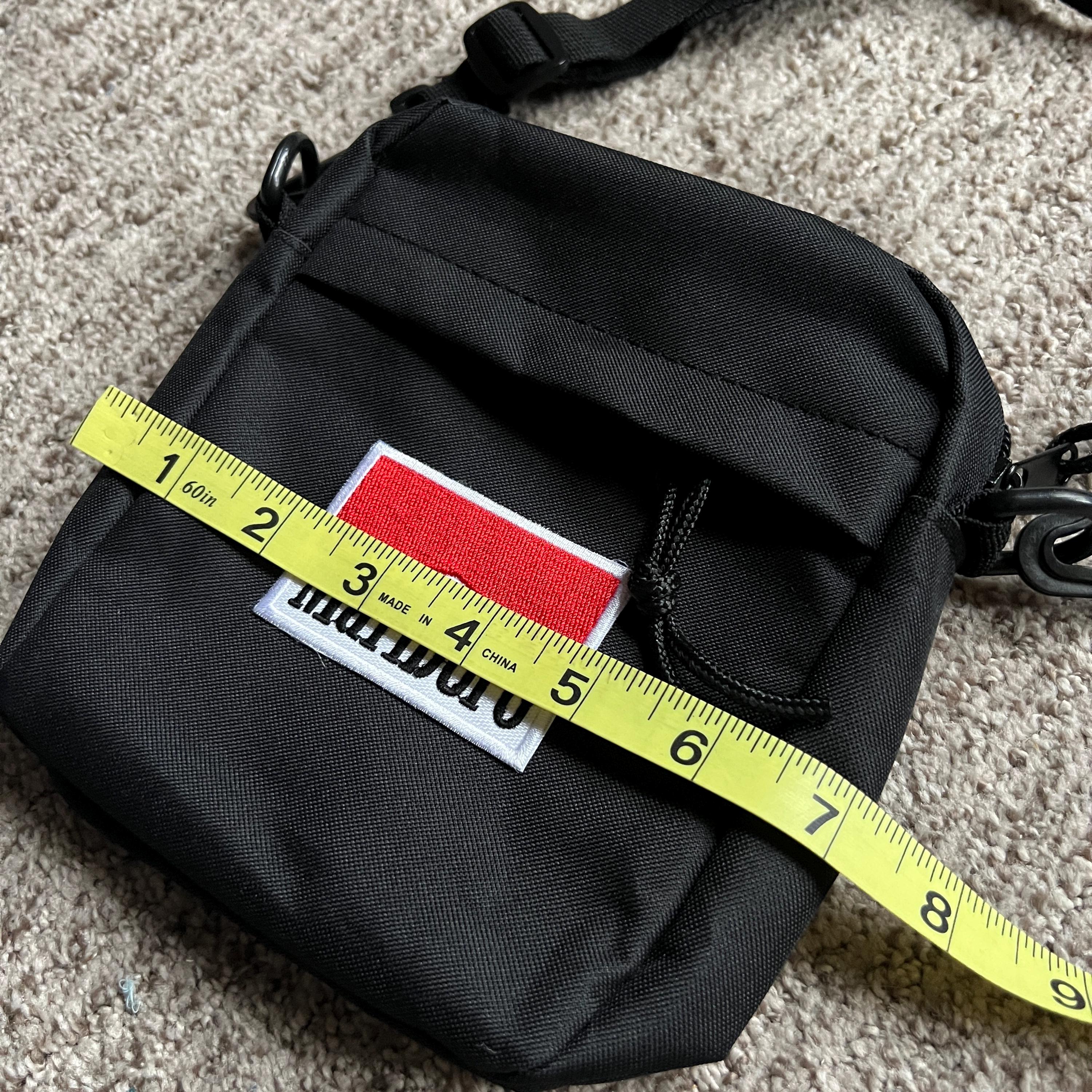 90s Marlboro VINTAGE ボディバッグ マルボロ タバコ入れ 黒