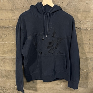 True Religion Svart Hoodie Herr Stor Buddha World Tour Pullovertröja - L bild 1