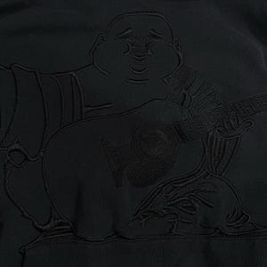 True Religion Svart Hoodie Herr Stor Buddha World Tour Pullovertröja - L bild 6