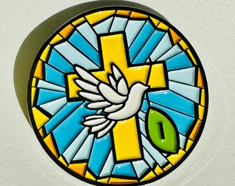 Faith Recovery Gift AA Sobriety NA Dove Cross Hope Chip Medallion Coin Token