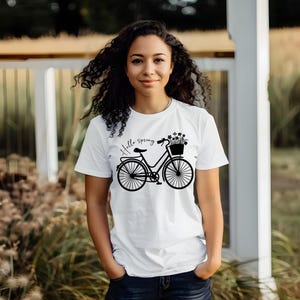 Hello Spring Heavy Cotton Tee, Welcome Spring, Hello Spring Tee, Hello Spring TShirt, Cute Spring Tee, Spring Shirts, Spring Clothing