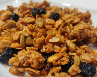 Gina's Gluten-Free Vegan Vanilla Coconut Crunch Granola - Our Bakery is Egg Free, Dairy Free, Gluten Free, & Peanut Free!