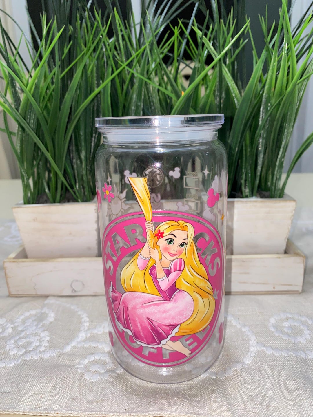 Tangled Themed Custom Can Style Cup - Etsy