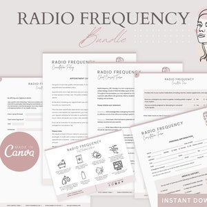 Editable Forms for Radio Frequency Skin Tightening - Consent for Body Contouring, Consultation for Body Sculpting, and Esthetician Client