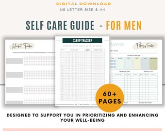 Men's Self Care Journal: Mental Health Workbook (PDF)