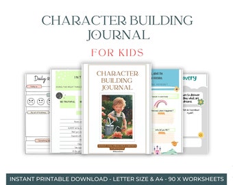 Diario de desarrollo personal para niños: Cuaderno de desarrollo personal (Descarga digital)