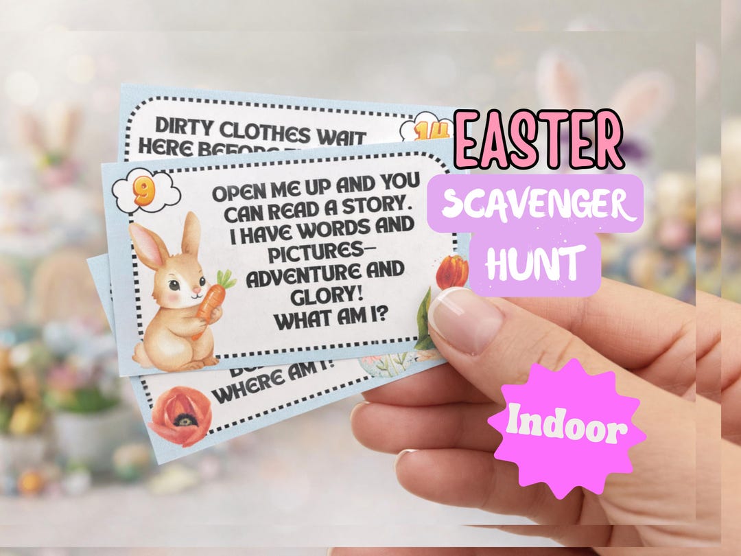 Exploration Riddle INDOOR Scavenger Hunt, Treasure Hunt, Clue-based Adventure, Quest ...