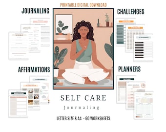 Self-Care Journal: Täglicher & wöchentlicher Wellness Planer (PDF)