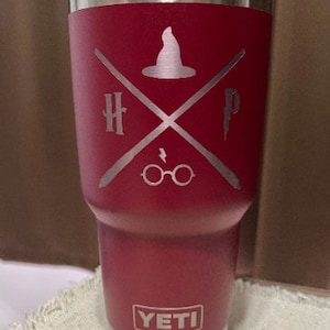 Harry Potter Personalized Custom Engraved Tumbler cup - YETI 20oz or 30oz