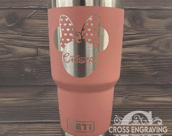 Vaso personalizado de Minnie Mouse