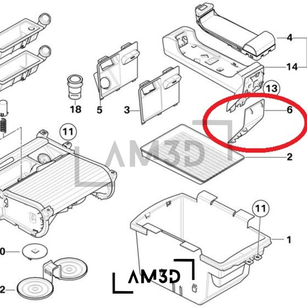 Retrait du support de téléphone de la console centrale de la plaque aveugle de la BMW E70 X5