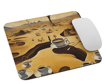 Salvador Dali  Coffee wasteland Mouse pad WaldoChic approved